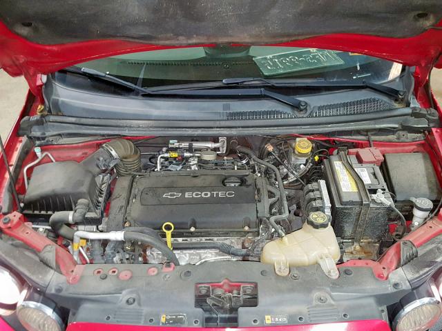 1G1JA5SG3D4144013 - 2013 CHEVROLET SONIC LS 红色 照片 7