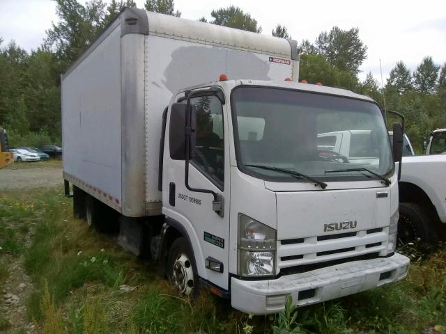 JALB4W178E7F00192 - 2014 ISUZU NPR DIESEL WHITE photo 1