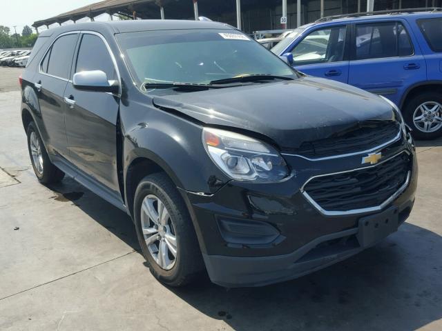 2GNALBEKXG1120394 - 2016 CHEVROLET EQUINOX LS BLACK photo 1