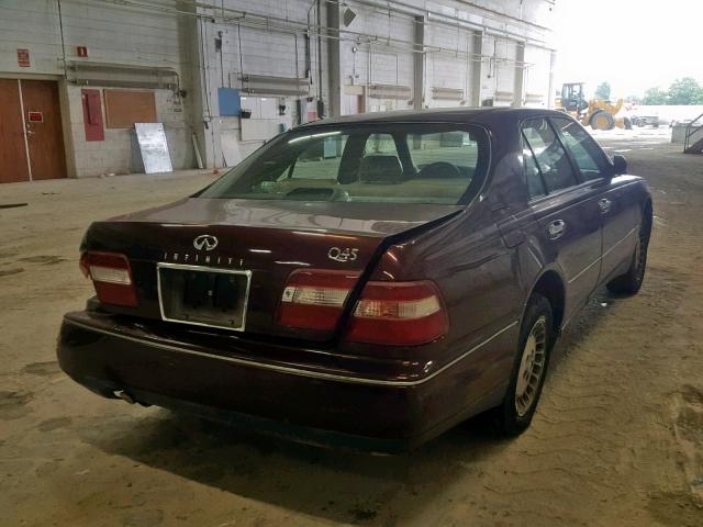 JNKBY31A0VM303952 - 1997 INFINITI Q45 BASE BURGUNDY photo 4