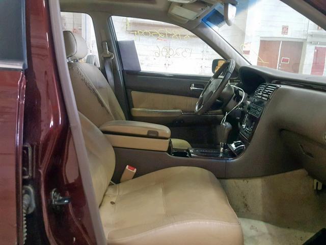 JNKBY31A0VM303952 - 1997 INFINITI Q45 BASE BURGUNDY photo 5