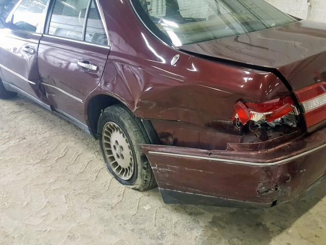 JNKBY31A0VM303952 - 1997 INFINITI Q45 BASE BURGUNDY photo 9