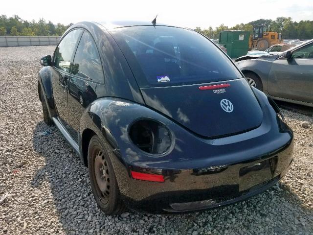 3VWPW3AGXAM036459 - 2010 VOLKSWAGEN NEW BEETLE შავი ფოტო 3