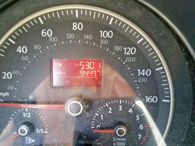 3VWPW3AGXAM036459 - 2010 VOLKSWAGEN NEW BEETLE შავი ფოტო 8