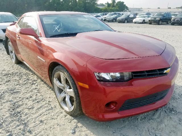 2G1FA1E30E9201077 - 2014 CHEVROLET CAMARO LS RED photo 1