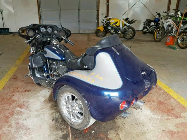 1HD1FCW13XY602650 - 1999 HARLEY-DAVIDSON FLHTCUI BLUE photo 3