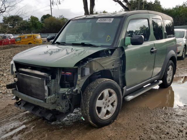 5J6YH18533L016420 - 2003 HONDA ELEMENT EX GREEN photo 2