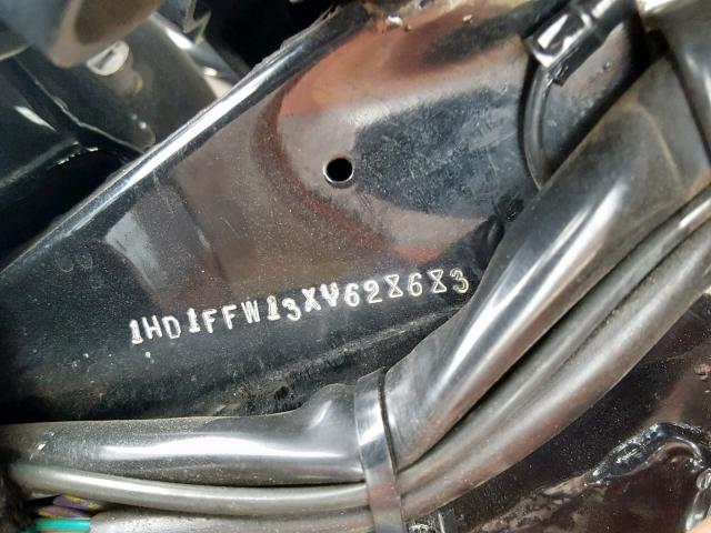 1HD1FFW13XY628683 - 1999 HARLEY-DAVIDSON FLHTCI BLACK photo 10