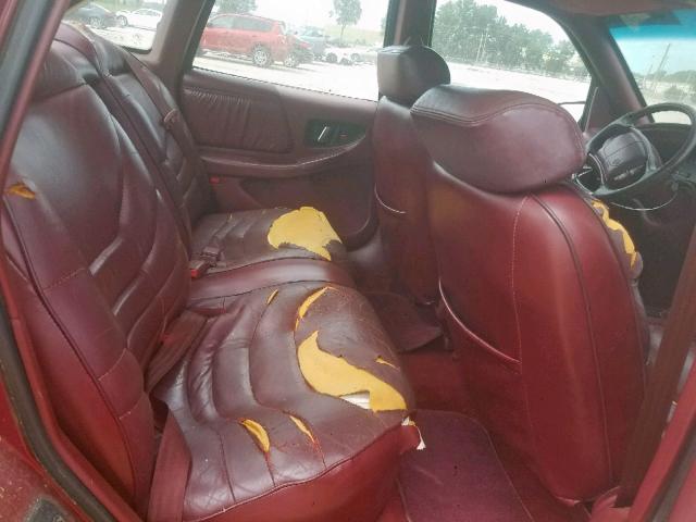 2G4WF52L0S1467001 - 1995 BUICK REGAL GRAN RED photo 6