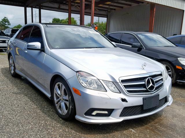 WDDHF9AB2BA314323 - 2011 MERCEDES-BENZ E 550 4MAT SILVER photo 1