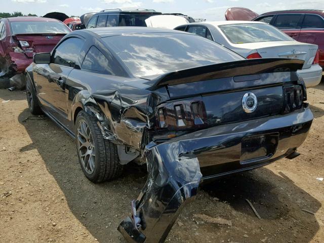 1ZVFT82H865256110 - 2006 FORD MUSTANG GT BLACK photo 3