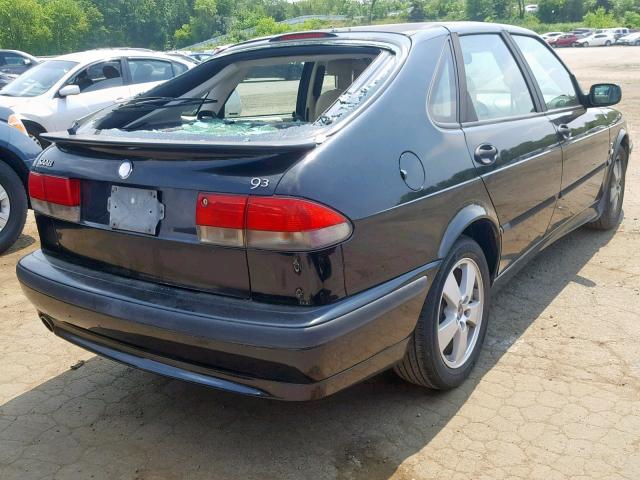 YS3DF58K722024816 - 2002 SAAB 9-3 SE BLACK photo 4