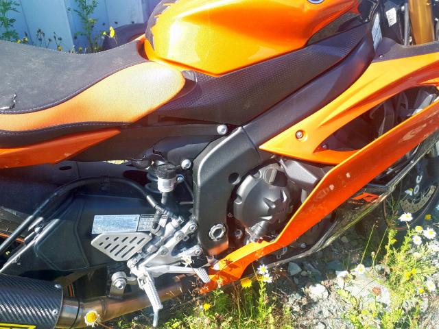 JYARJ16N29A001327 - 2009 YAMAHA YZFR6 ORANGE photo 5