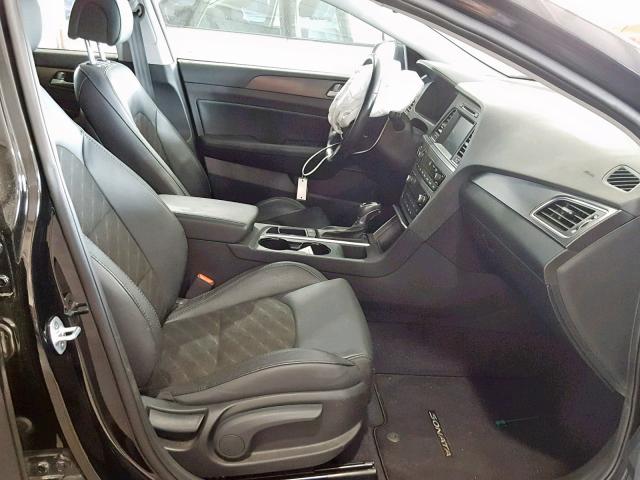 5NPE34AF9GH335343 - 2016 HYUNDAI SONATA SPO BLACK photo 5