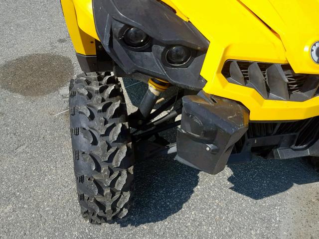 3JBKGCP17DJ000508 - 2013 CAN-AM COMMANDER YELLOW photo 9