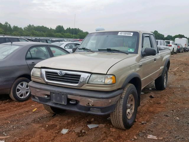 4F4ZR17X8XTM06534 - 1999 MAZDA B4000 CAB GOLD photo 2