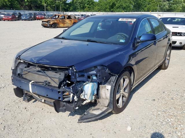 1G1ZC5E1XBF100175 - 2011 CHEVROLET MALIBU 1LT 蓝色 照片 2