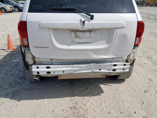 2CKDL63F076113730 - 2007 PONTIAC TORRENT WHITE photo 9