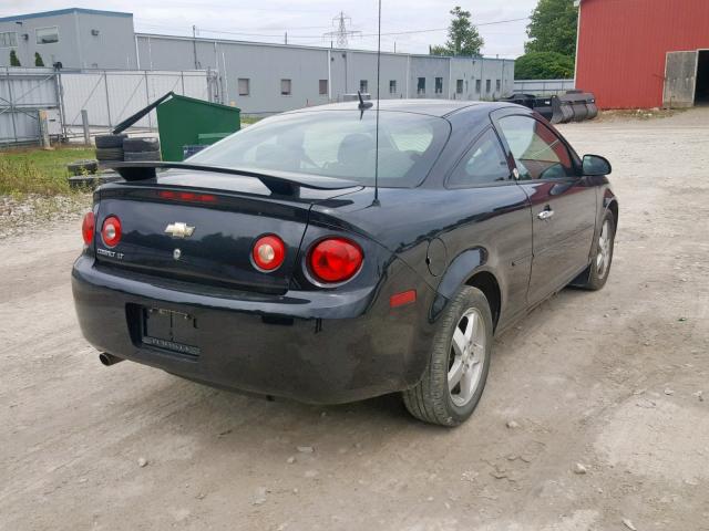 1G1AF1F53A7228085 - 2010 CHEVROLET COBALT 2LT BLACK photo 4