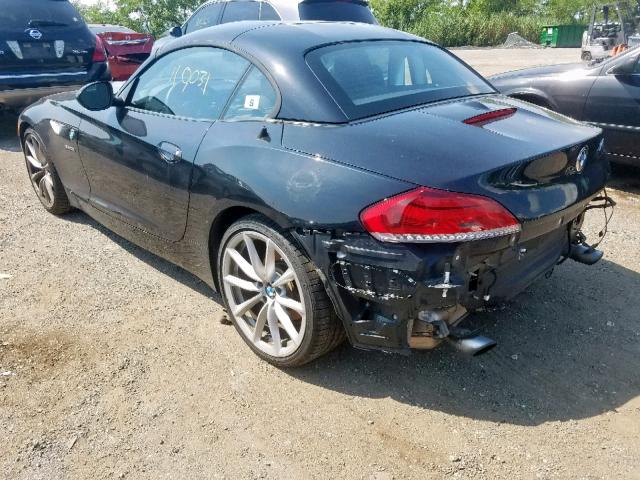 WBALM7C59BE383926 - 2011 BMW Z4 SDRIVE3 BLACK photo 3