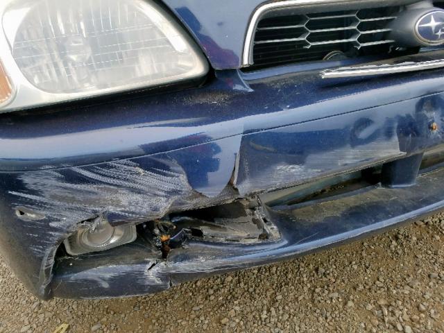 4S3BE625847211370 - 2004 SUBARU LEGACY L S BLUE photo 9