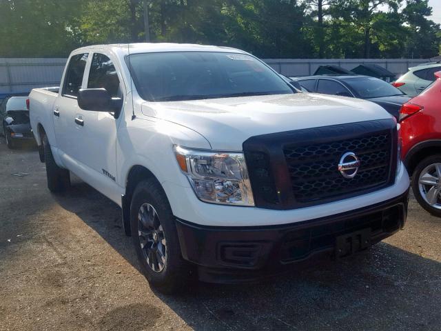 1N6AA1EKXJN533315 - 2018 NISSAN TITAN S WHITE photo 1