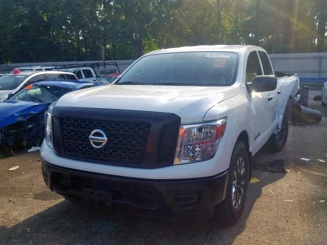 1N6AA1EKXJN533315 - 2018 NISSAN TITAN S WHITE photo 2