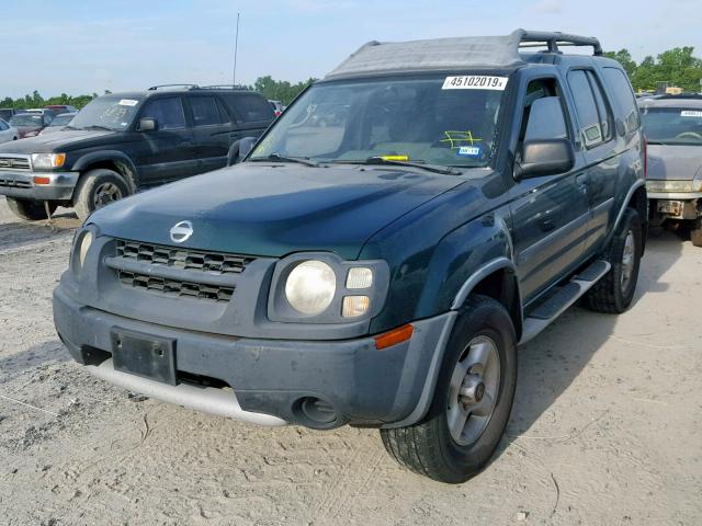 5N1ED28T42C559990 - 2002 NISSAN XTERRA XE GREEN photo 2