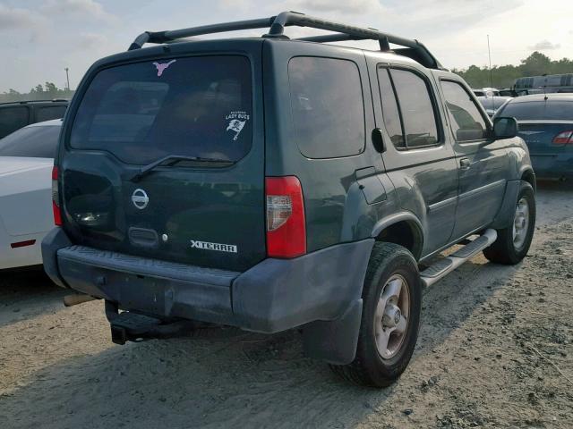 5N1ED28T42C559990 - 2002 NISSAN XTERRA XE GREEN photo 4