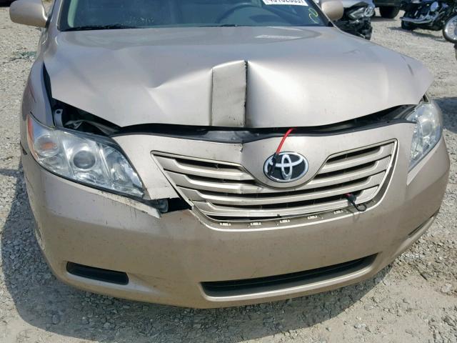 4T1BE46KX9U866090 - 2009 TOYOTA CAMRY BASE TAN photo 9