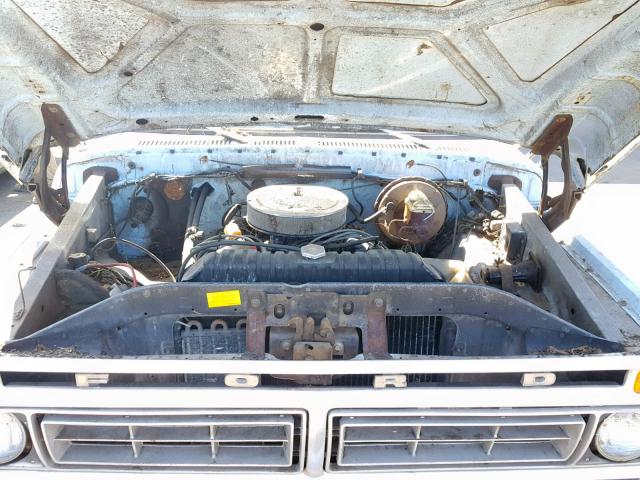 X15SKY44371 - 1977 FORD F-150 BLUE photo 7