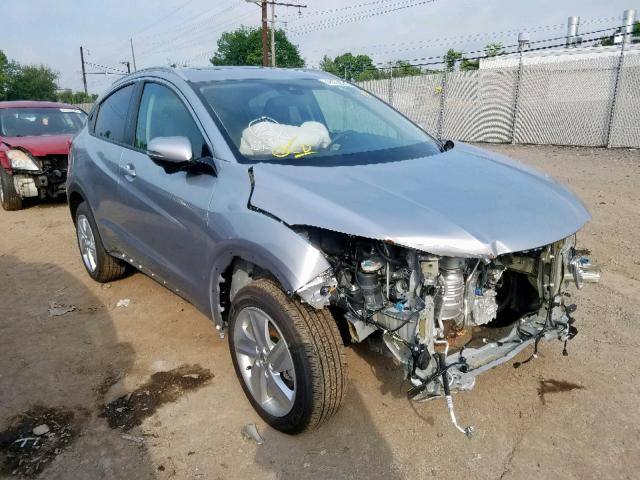 3CZRU6H57KM709887 - 2019 HONDA HR-V EX SILVER photo 1