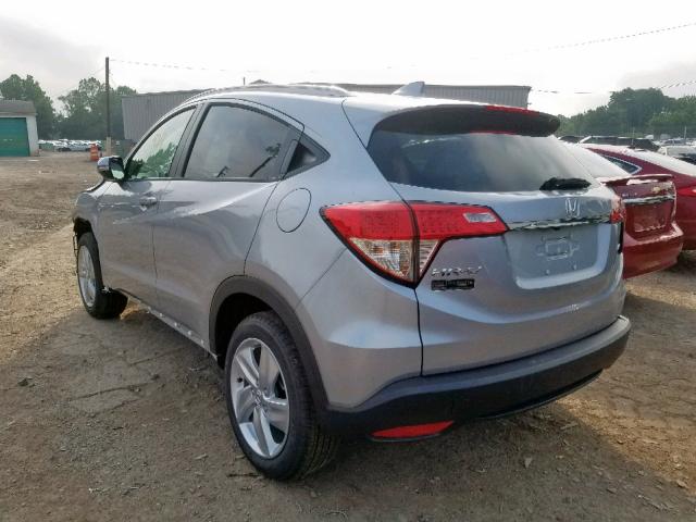 3CZRU6H57KM709887 - 2019 HONDA HR-V EX SILVER photo 3