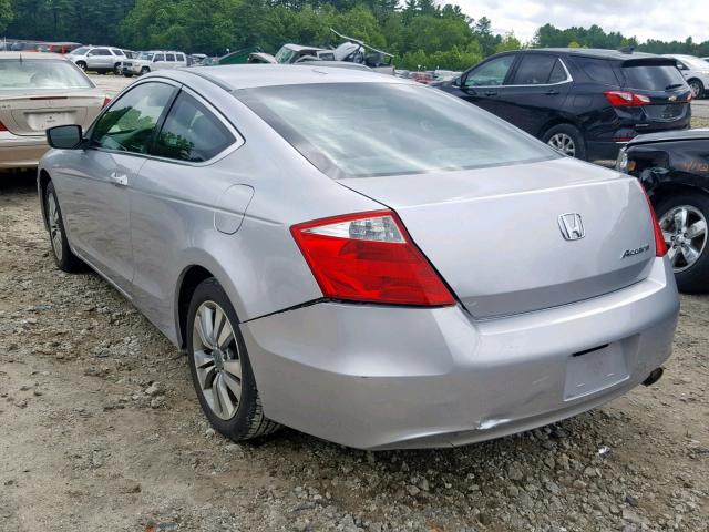 1HGCS12819A017978 - 2009 HONDA ACCORD EXL SILVER photo 3