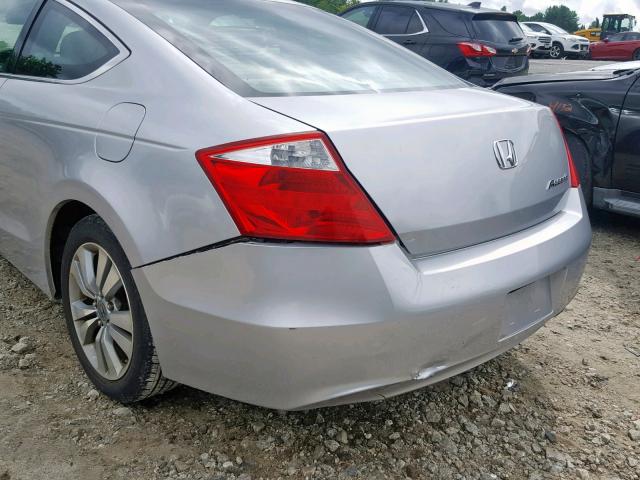 1HGCS12819A017978 - 2009 HONDA ACCORD EXL SILVER photo 9