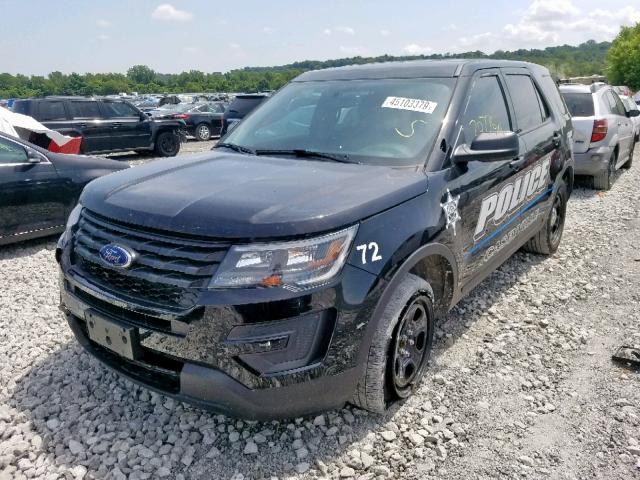 1FM5K8AR4HGE00797 - 2017 FORD EXPLORER P BLACK photo 2