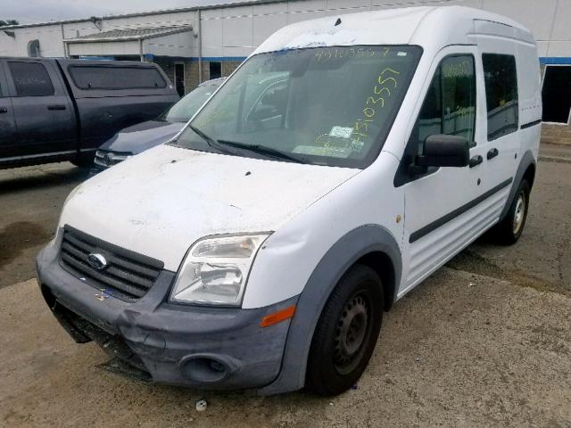 NM0LS6AN0DT138434 - 2013 FORD TRANSIT CO WHITE photo 2