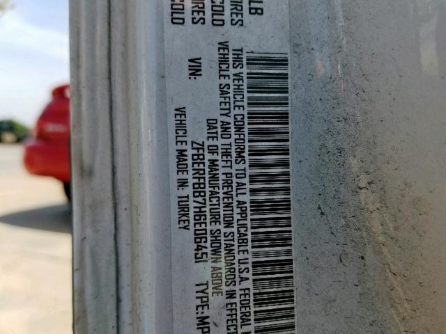 ZFBERFBB7H6E06451 - 2017 RAM PROMASTER 白色 照片 10