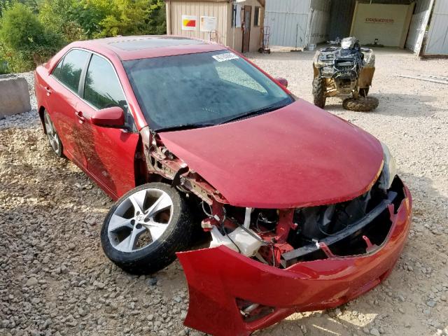 4T1BF1FK9CU625978 - 2012 TOYOTA CAMRY BASE RED photo 1