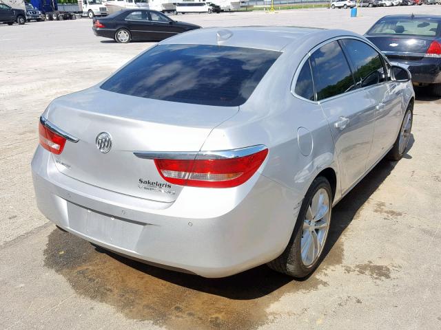 1G4PR5SK6F4169078 - 2015 BUICK VERANO CON SILVER photo 4