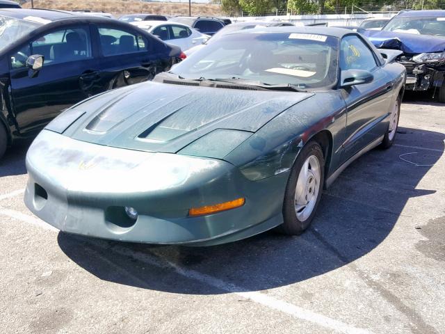 2G2FV22P8P2210702 - 1993 PONTIAC FIREBIRD F GREEN photo 2