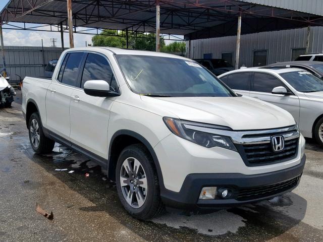 5FPYK3F54KB016456 - 2019 HONDA RIDGELINE WHITE photo 1