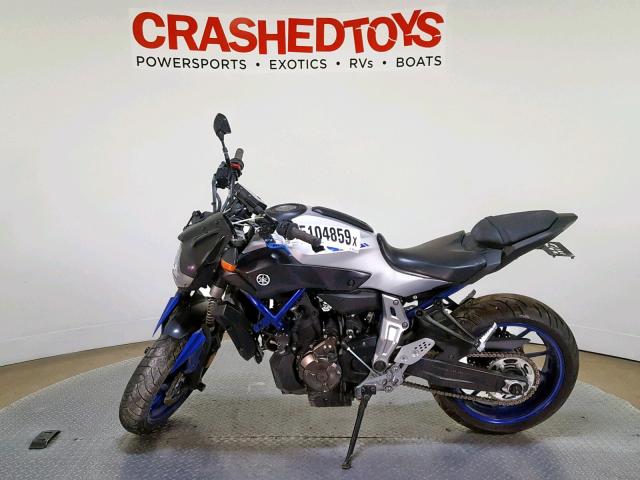 JYARM06E1GA008414 - 2016 YAMAHA FZ07 BLUE photo 5