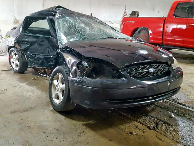 1FAFP55SX3G112464 - 2003 FORD TAURUS SES BLACK photo 1