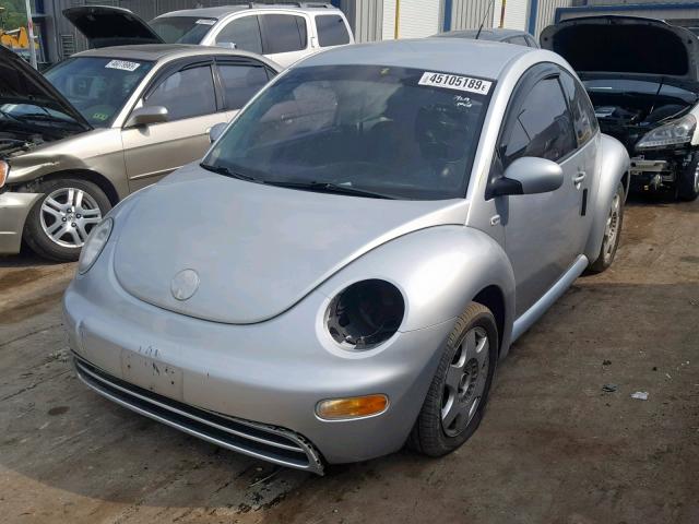 3VWBK21C03M408584 - 2003 VOLKSWAGEN NEW BEETLE SILVER photo 2
