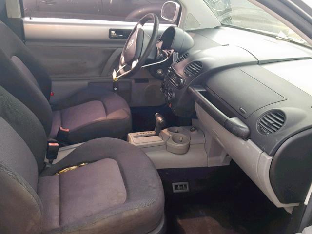 3VWBK21C03M408584 - 2003 VOLKSWAGEN NEW BEETLE SILVER photo 5