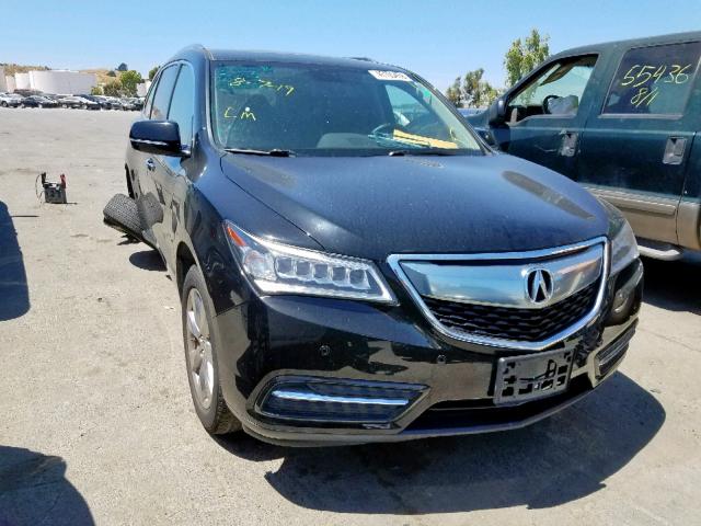 5FRYD4H8XEB039467 - 2014 ACURA MDX ADVANC BLACK photo 1