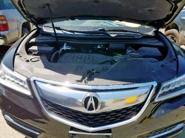 5FRYD4H8XEB039467 - 2014 ACURA MDX ADVANC BLACK photo 7