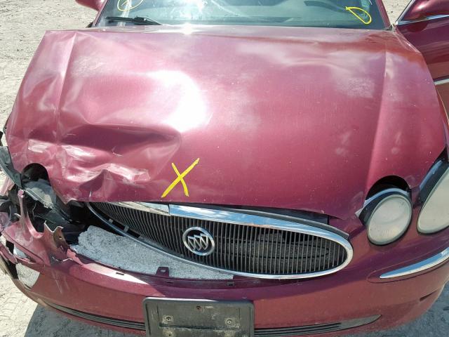 2G4WJ582261187129 - 2006 BUICK ALLURE CXL BURGUNDY photo 7