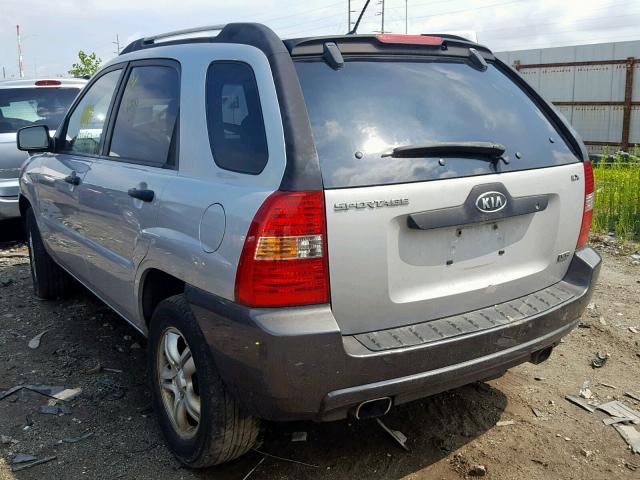 KNDJE723867249331 - 2006 KIA NEW SPORTA SILVER photo 3